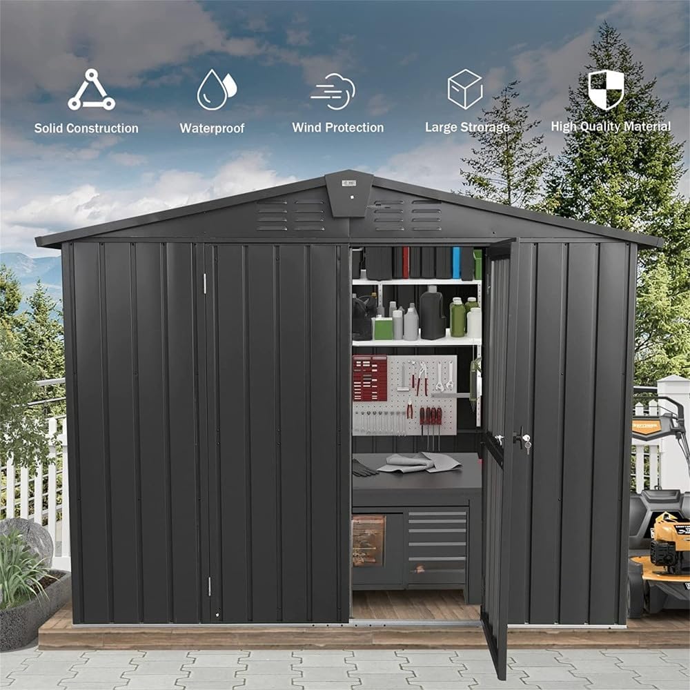 callmego steel shed worth it,should I buy a callmego shed,callmego shed pros cons,best metal outdoor storage shed,callmego shed vs other brands,callmego shed worth buying unboxing and complete package contents