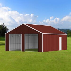 Image 1 of double garage steel barn shed worth buying