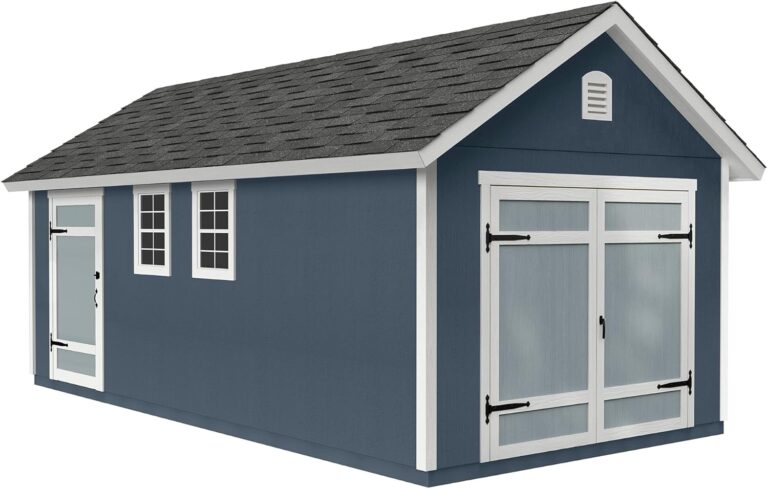 Image 1 of handy home products cedarhill 12x20 wooden storage shed
