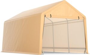 Image 1 of heavy duty carport canopy 9x17