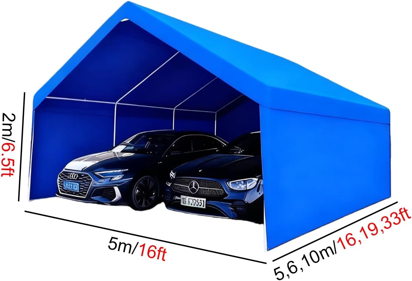 heavy duty carport with reinforced frame,should I buy a heavy duty carport,best carport for trucks and SUVs,heavy duty carport pros and cons,galvanized steel carport worth buying,large outdoor carport canopy unboxing and complete package contents