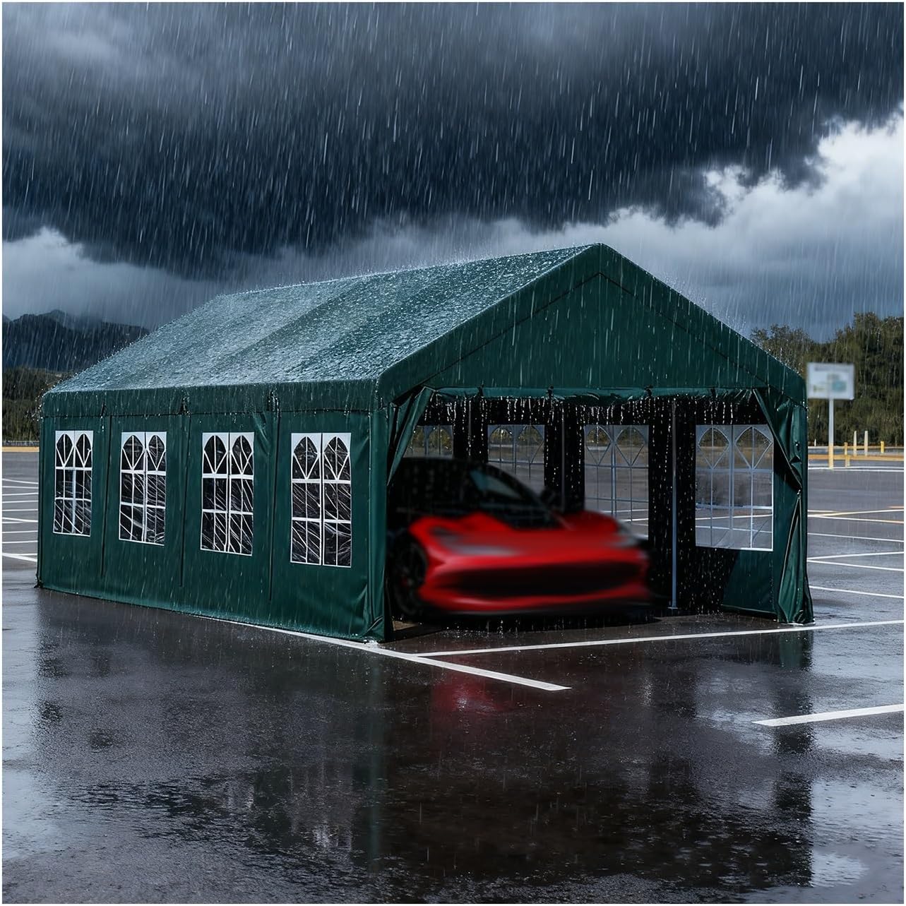 heavy duty carport with windows,best heavy duty carport,metal carport pros cons,carport for truck and rv,should I buy a carport with windows,heavy duty carport vs canopy - detailed features and technical specifications