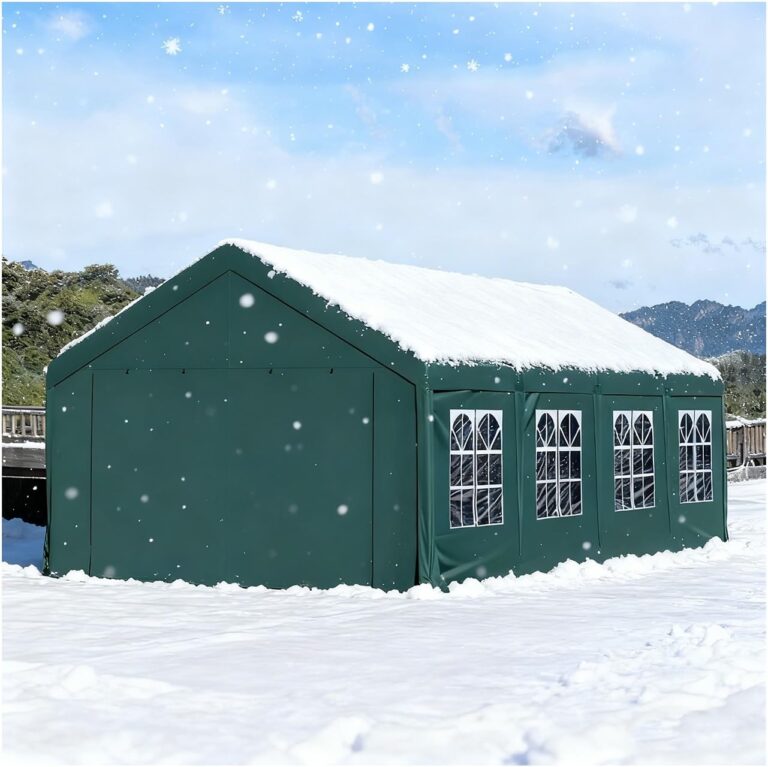 Image 1 of heavy duty metal carport