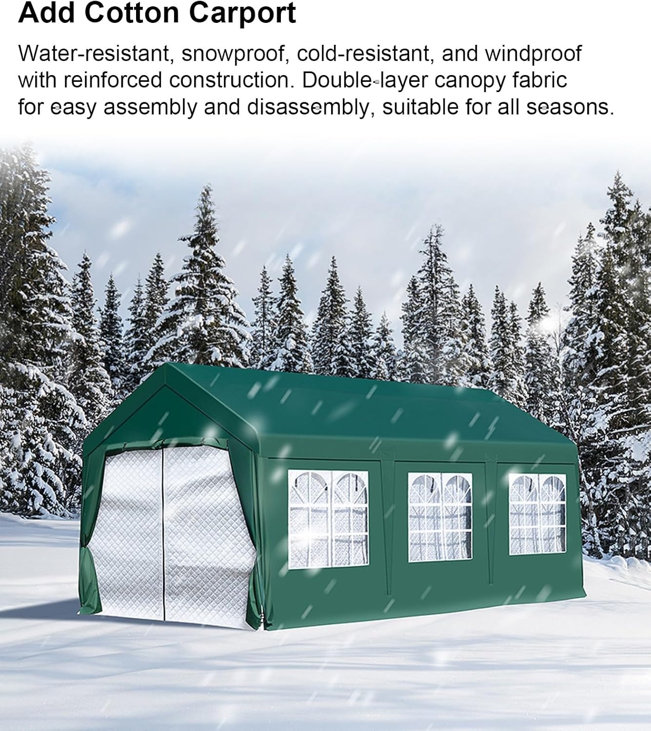 heavy duty metal carport,best carports for trucks SUVs,heavy duty carport vs garage,is a metal carport worth buying,windproof snow heavy duty carport,metal carport pros cons unboxing and complete package contents