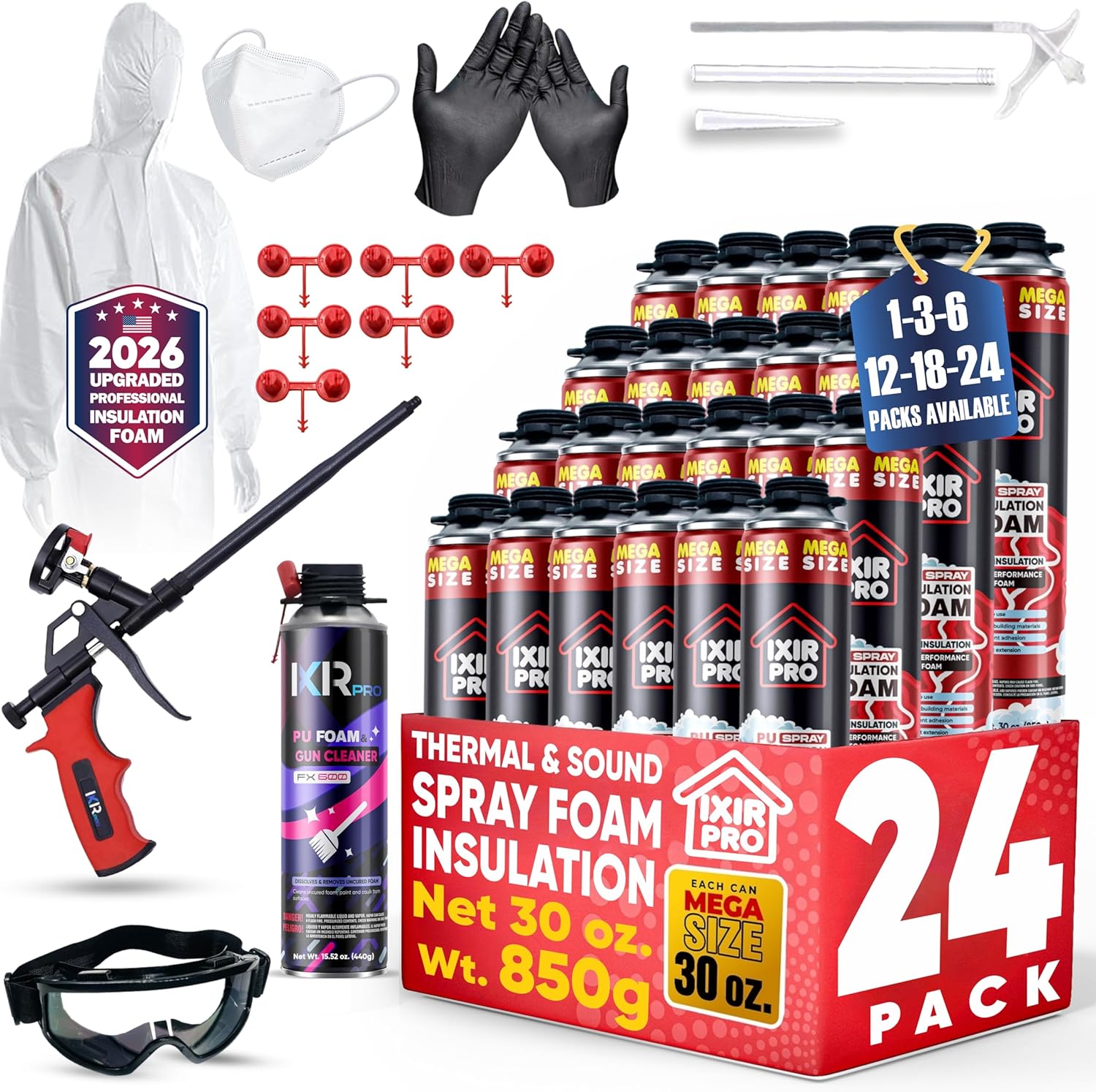 ixirpro spray foam insulation kit worth it,should I buy ixirpro spray foam,ixirpro vs other foam kits,ixirpro mega foam pros cons,best large spray foam kit,ixirpro foam kit honest opinion - detailed features and technical specifications