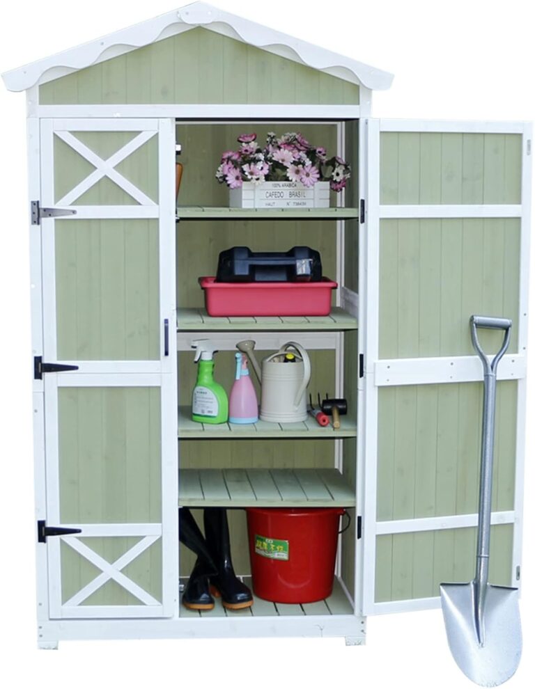 Image 1 of large outdoor wooden storage shed