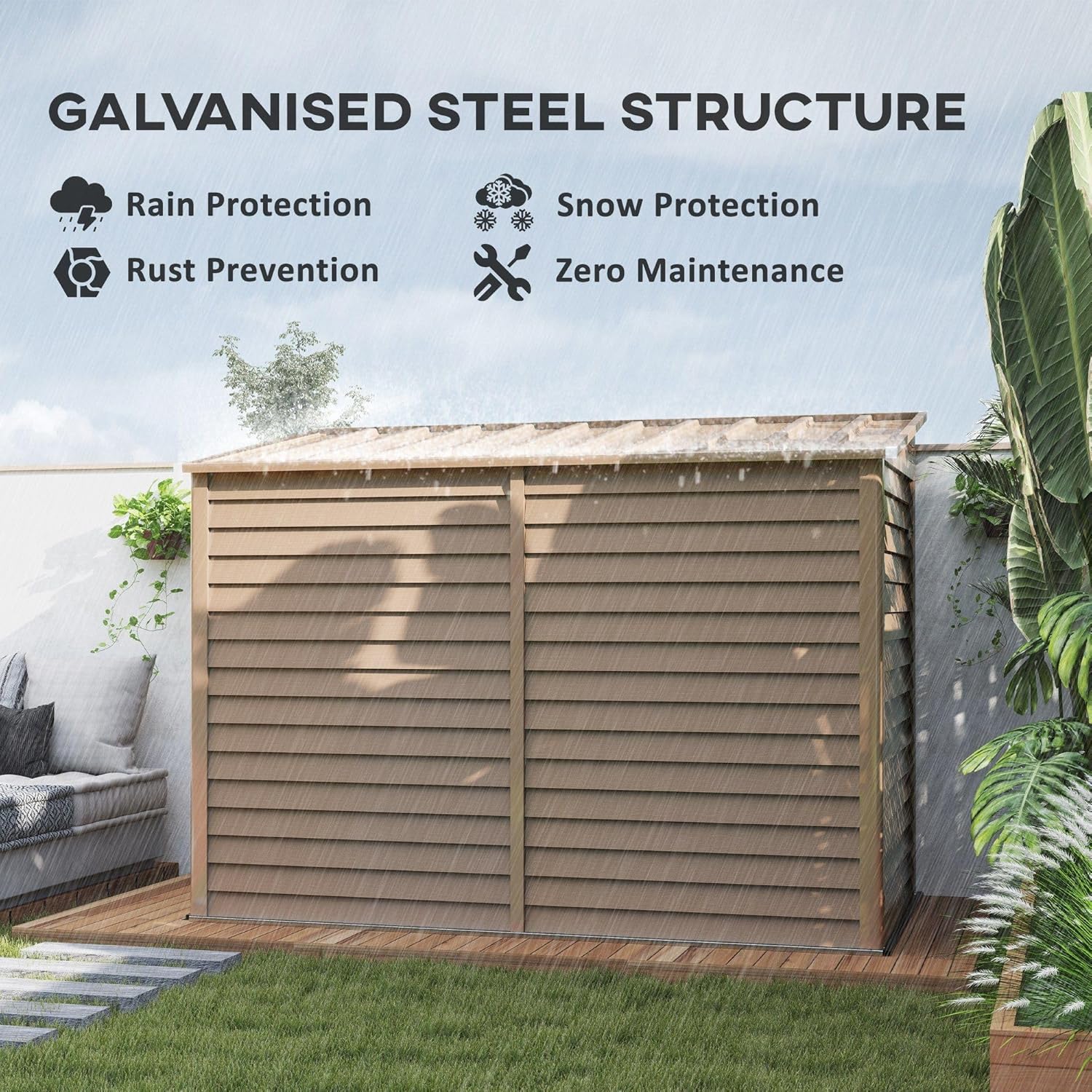 lean-to storage shed worth buying,should I buy a lean-to shed,lean-to shed pros and cons,best lean-to outdoor storage,galvanized steel shed honest,lean-to shed vs freestanding performance testing and real-world results