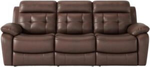 Image 1 of leather reclining sofa worth it