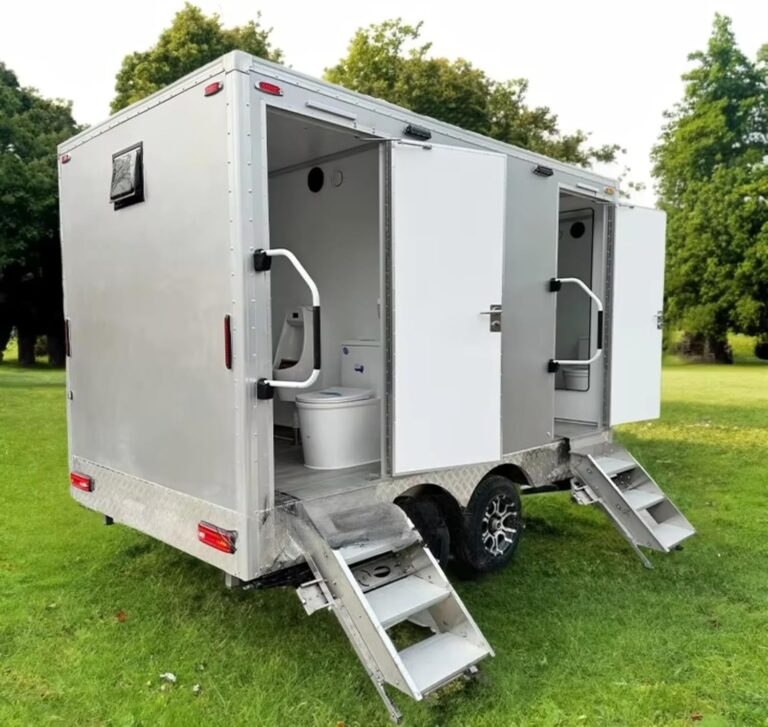 Image 1 of luxury portable bathroom trailer