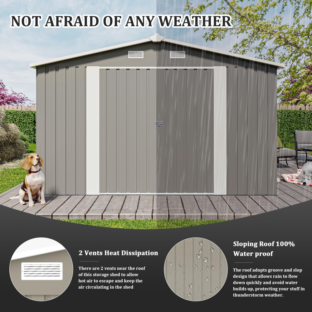 Step-by-step guide for metal outdoor storage shed worth it,should I buy a metal storage shed,metal shed pros and cons,best metal outdoor shed,CallMeGo shed honest opinion,metal shed vs plastic shed - complete tutorial