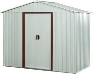 Image 1 of outdoor metal storage shed 8x4