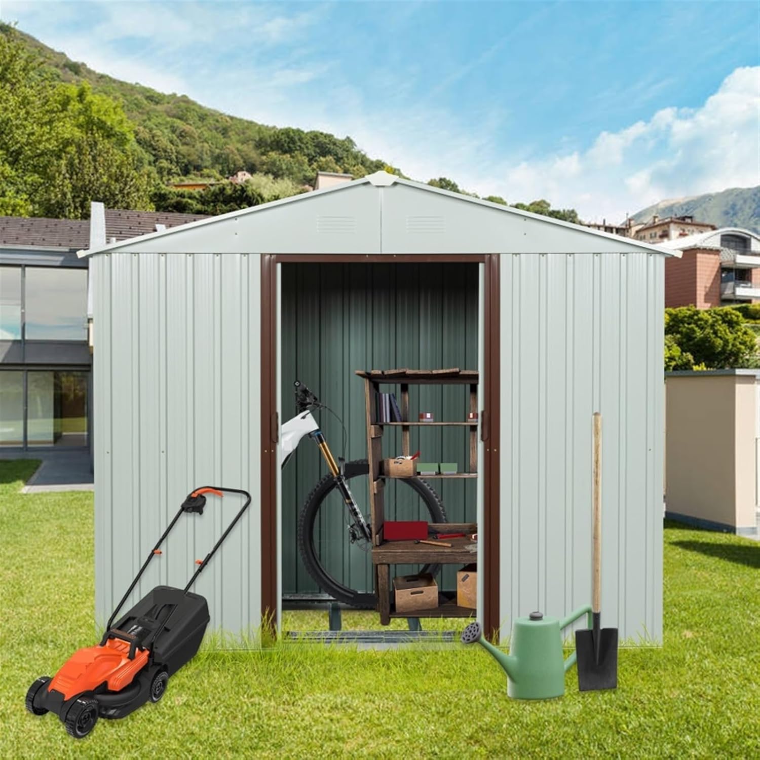 outdoor metal storage shed 8x4,best outdoor shed for tools,should I buy a metal storage shed,outdoor storage shed vs resin,small garden shed pros cons,metal shed worth buying for yard performance testing and real-world results