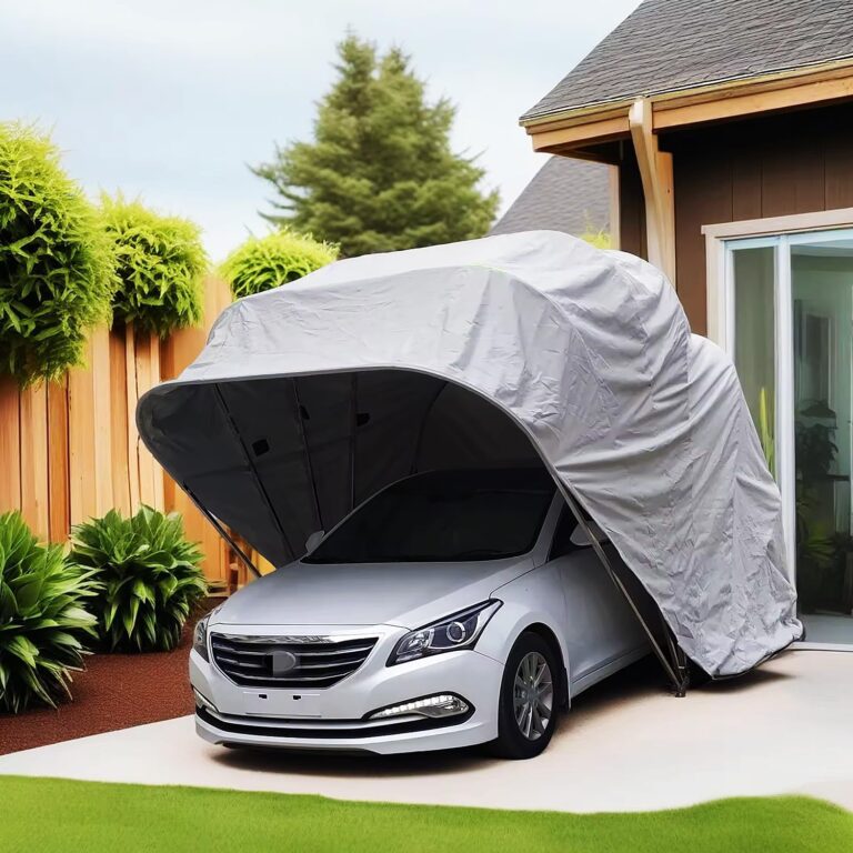 Image 1 of semi automatic folding carport