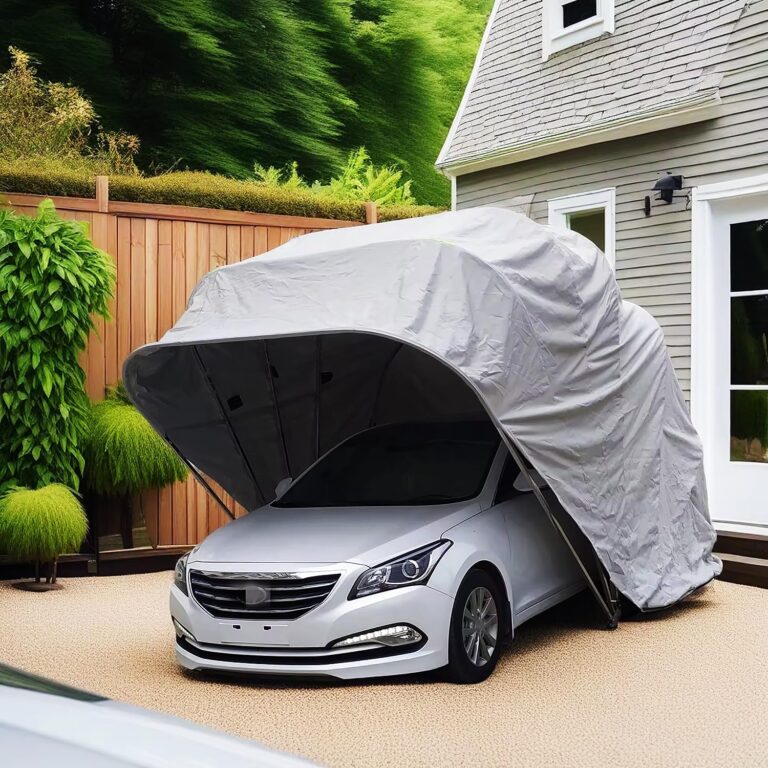 Image 1 of semi automatic hydraulic carport