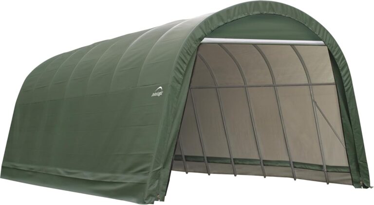 Image 1 of shelterlogic round instant garage worth it