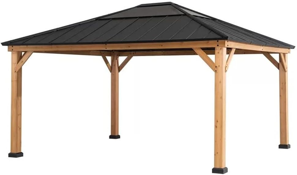solid wood patio gazebo worth it,should I buy a solid wood patio gazebo,solid wood gazebo pros cons,best solid wood outdoor gazebo,YWMLFZ gazebo honest opinion,solid wood gazebo vs metal - detailed features and technical specifications