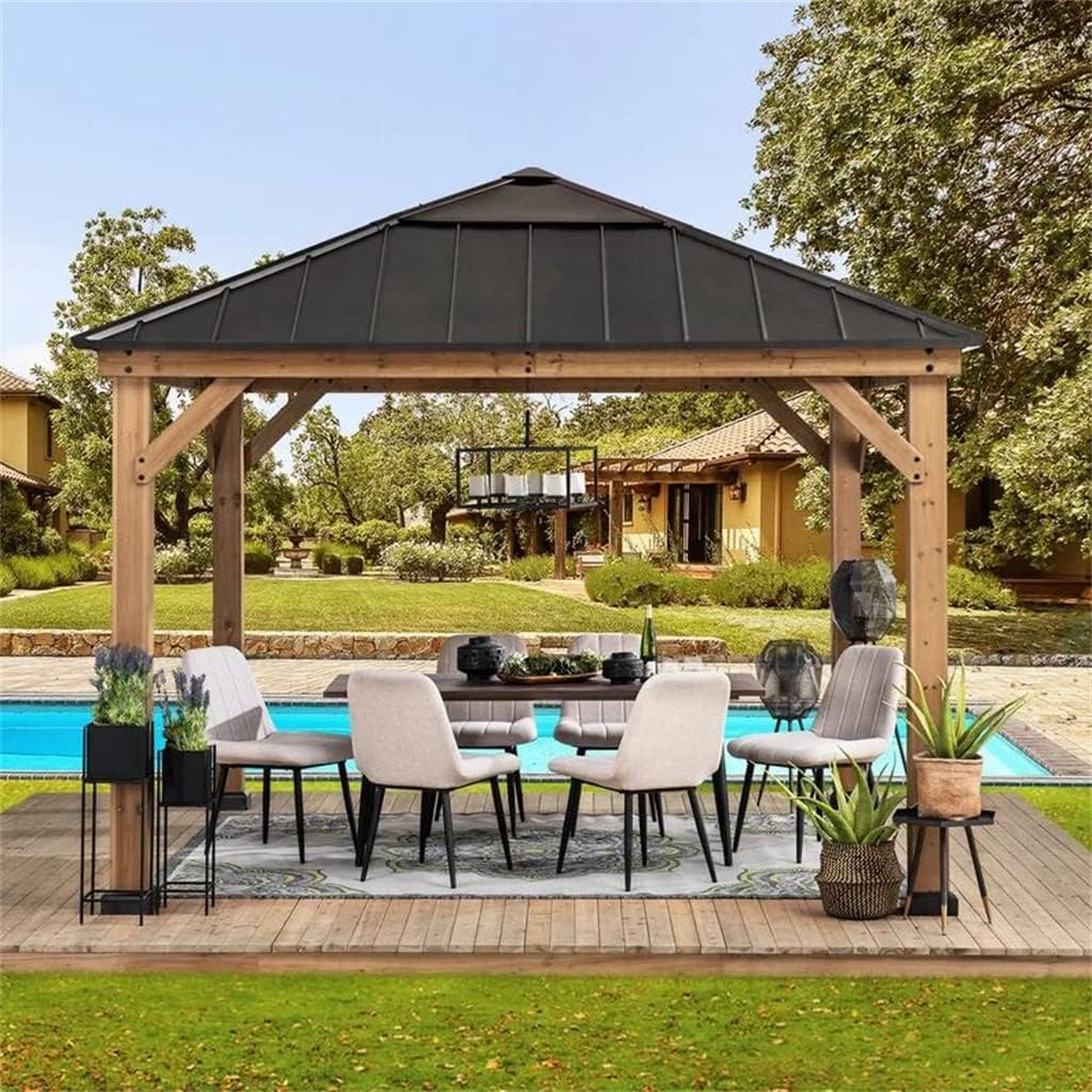 solid wood patio gazebo worth it,should I buy a solid wood patio gazebo,solid wood gazebo pros cons,best solid wood outdoor gazebo,YWMLFZ gazebo honest opinion,solid wood gazebo vs metal unboxing and complete package contents
