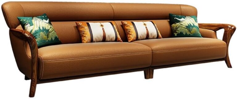 Image 1 of solid wood skeleton sofa worth it