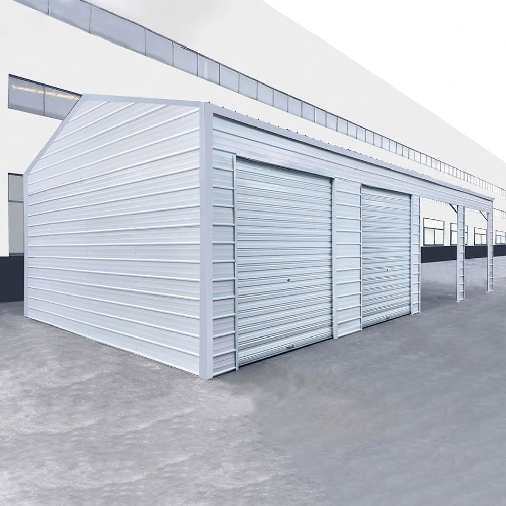 steel garage shed worth buying,should I buy a steel garage shed,steel garage shed pros cons,best metal building for storage,steel garage vs wooden shed,callmego steel shed honest performance testing and real-world results