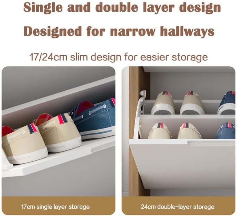 thin door tipping bucket shoe cabinet,should I buy a tipping bucket shoe cabinet,thin door shoe cabinet pros cons,best shoe organizer for small apartment,tipping bucket cabinet worth buying,SWDIIWB shoe cabinet honest performance testing and real-world results