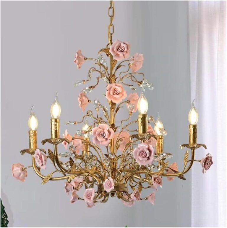 Image 1 of French garden rose chandelier worth it