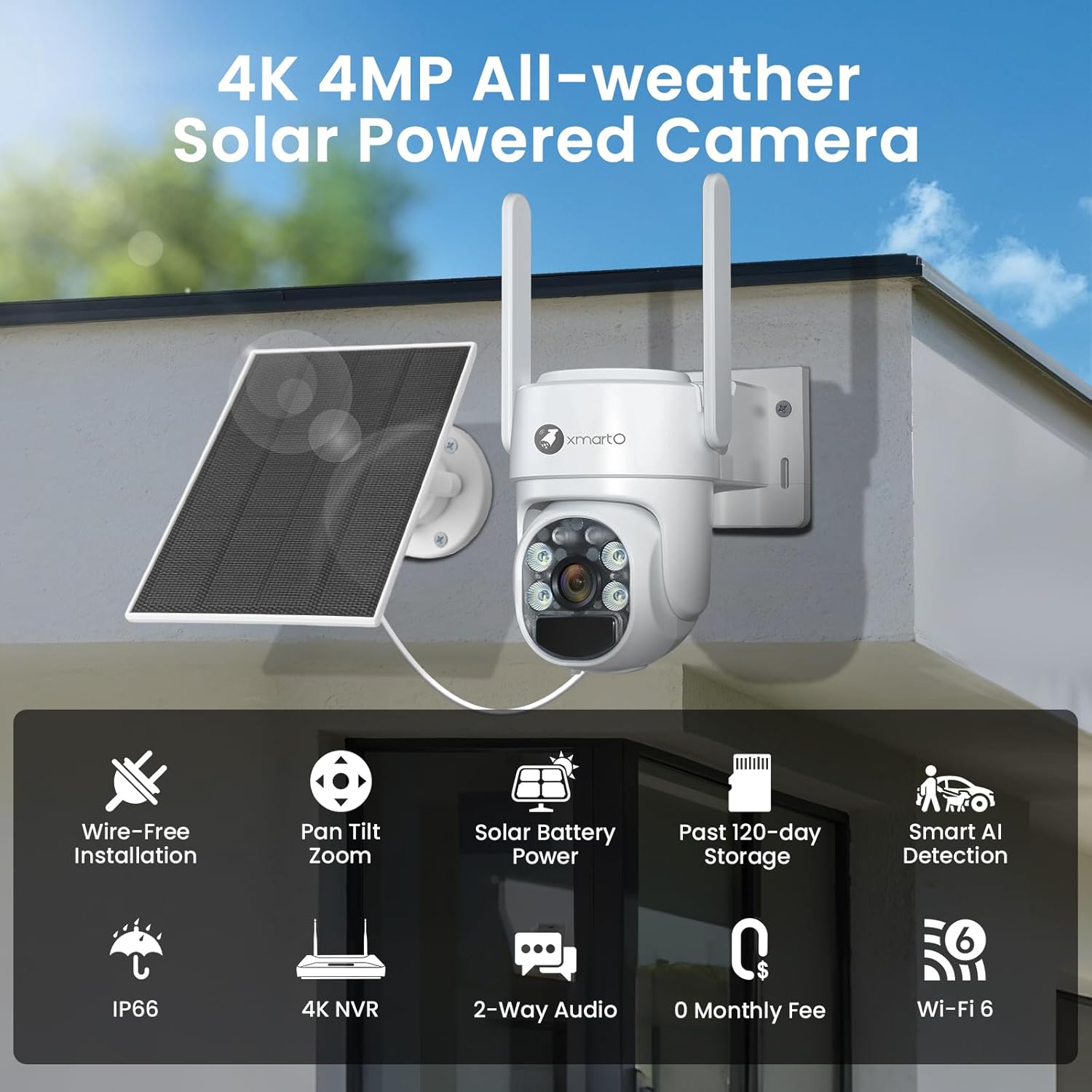 xmartO solar security camera worth it,should I buy xmartO solar cameras,xmartO solar PTZ vs alternatives,xmartO solar camera pros cons,xmartO security system worth buying,best wire-free solar security camera unboxing and complete package contents