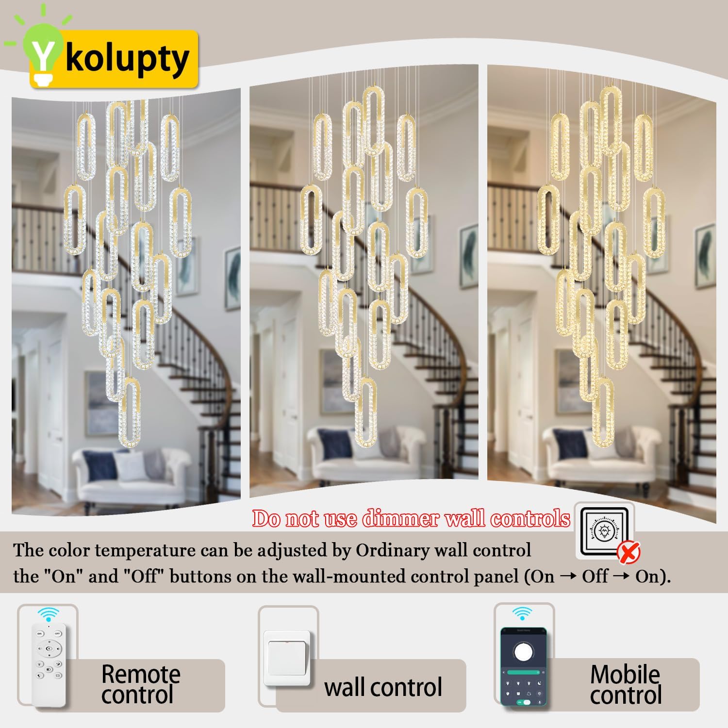 Step-by-step guide for ykolupty H138 chandelier worth buying,should I buy ykolupty H138,ykolupty H138 pros cons,best high ceiling crystal chandelier,ykolupty H138 vs alternatives,modern oval ring chandelier honest - complete tutorial