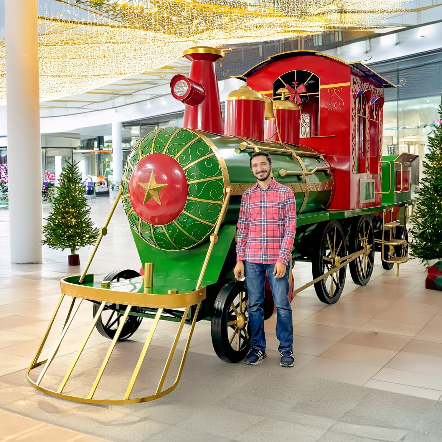 zaer ltd large metal christmas train,zaer ltd christmas train worth buying,large metal christmas train pros cons,zaer ltd train vs alternatives,best commercial christmas train decoration,should I buy zaer ltd christmas train - detailed features and technical specifications