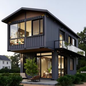 Image 1 of 2-story shipping container restaurant review