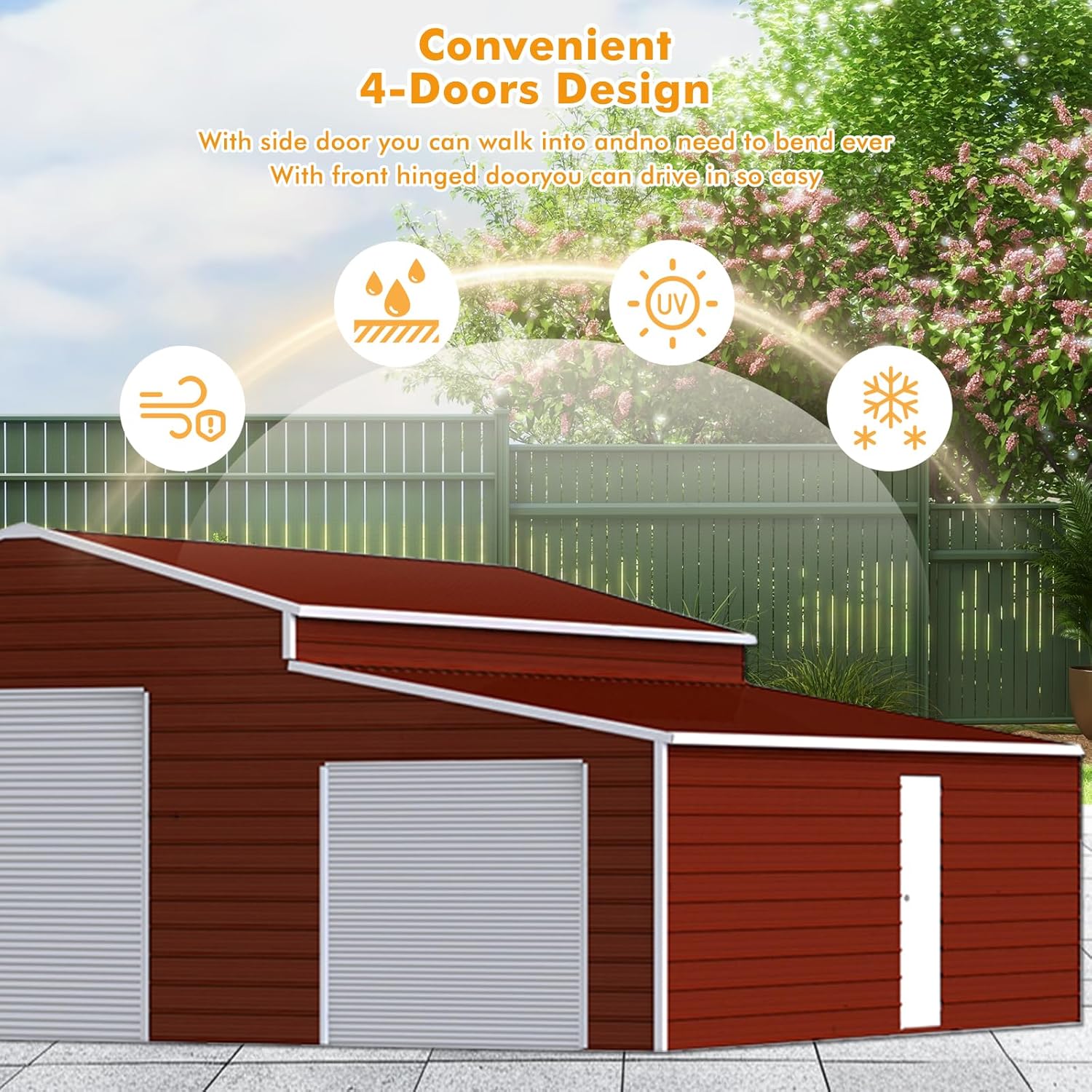 CTOSPOATO 42x30x13 shed review,42x30x13 shed review pros cons,CTOSPOATO shed review honest opinion,extra large metal shed review and rating,CTOSPOATO metal carport review verdict,1260 sq ft shed review worth buying performance review and real-world results