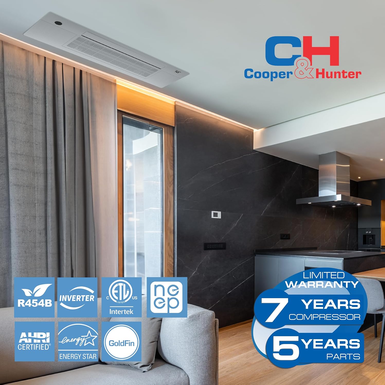 Cooper & Hunter 60,000 BTU 3-Zone ceiling cassette review,Cooper & Hunter 60,000 BTU ceiling cassette review and rating,is Cooper & Hunter 3-zone mini split worth buying,Cooper & Hunter ceiling cassette review pros cons,Cooper & Hunter 60,000 BTU mini split review honest opinion,Cooper & Hunter 3-zone mini split review verdict review - unboxing and complete package contents