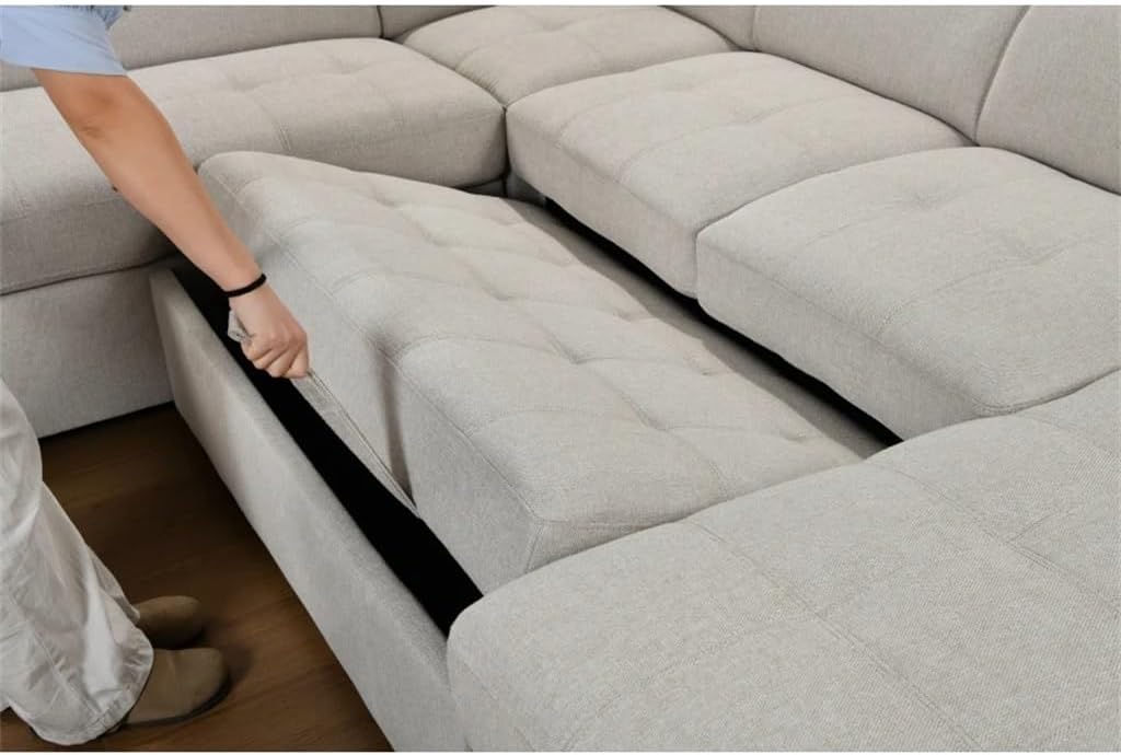 HSIJYGX U shaped sofa review,U shaped sofa review and rating,HSIJYGX sectional couch worth buying,U shaped sofa review pros cons,HSIJYGX pull out couch honest opinion,HSIJYGX sectional sofa review verdict performance review and real-world results