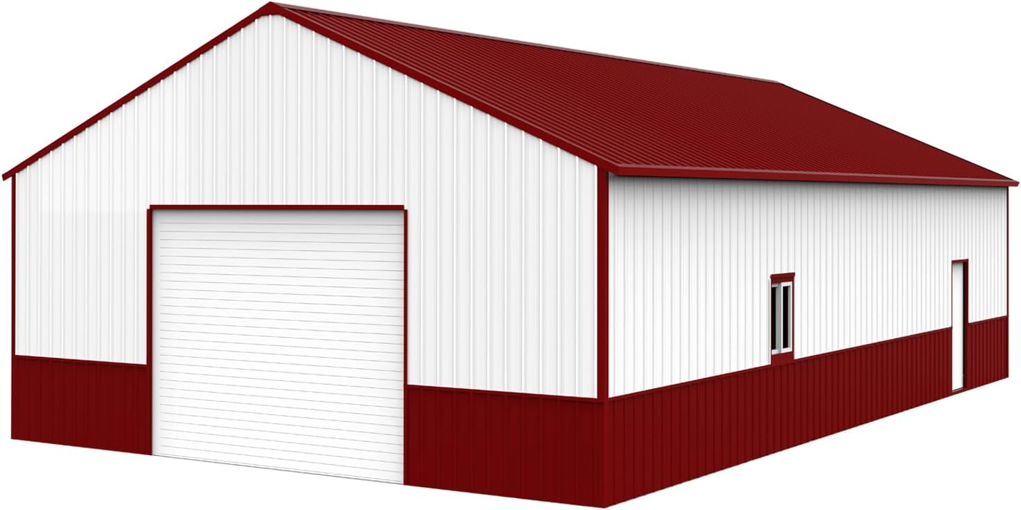 KoreJetMetal 51x31 metal garage review reveal detailed features review and technical specifications for the heavy-duty steel building