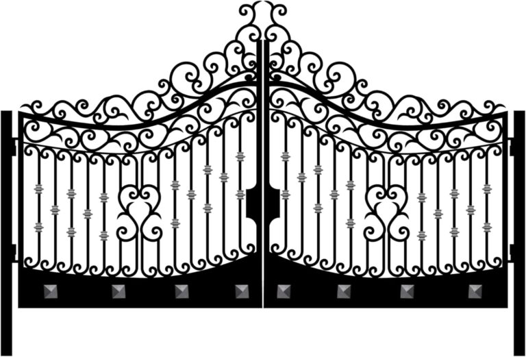 Image 1 of L.A Ornamental aluminum driveway gate review