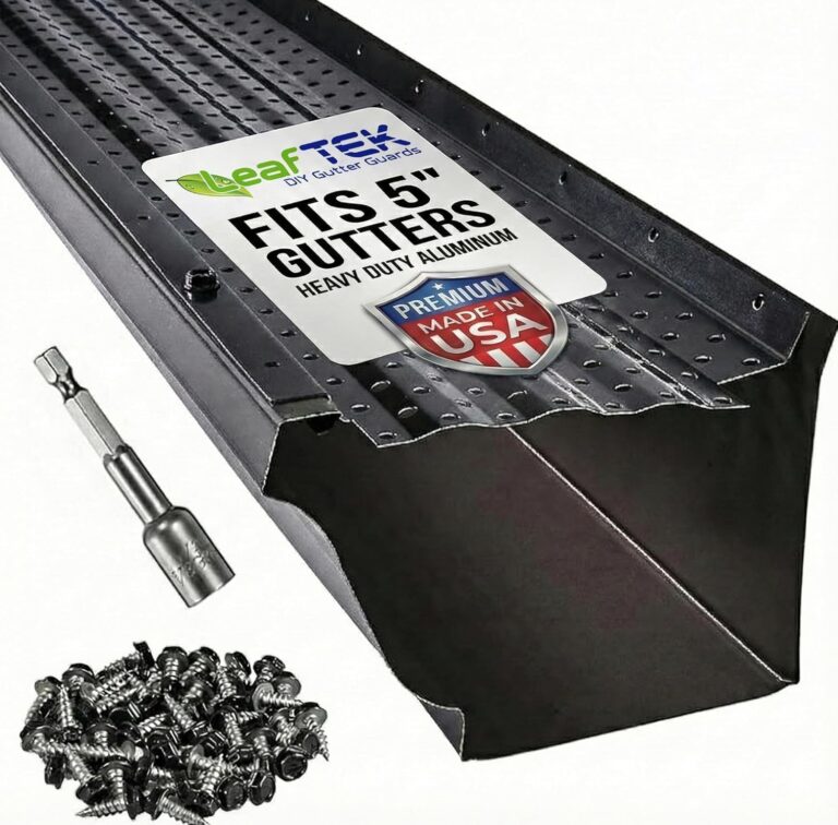 Reviews - LeafTEK Gutter Guard Review: Unbiased Pros & Cons Image 1 of LeafTEK gutter guard review