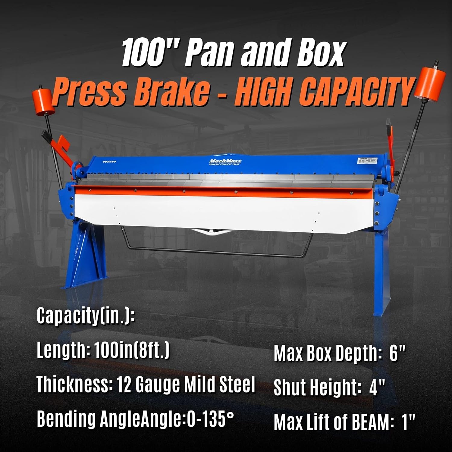 Mechmaxx 100-inch sheet metal brake review,Mechmaxx sheet metal brake review and rating,is Mechmaxx 100-inch brake worth buying,Mechmaxx brake review pros cons,Mechmaxx PB10012 review honest opinion,Mechmaxx sheet metal brake review verdict review - unboxing and complete package contents