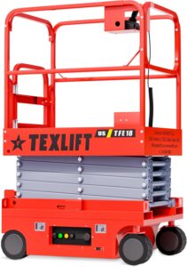Image 1 of TEXLIFT TFE18 scissor lift review