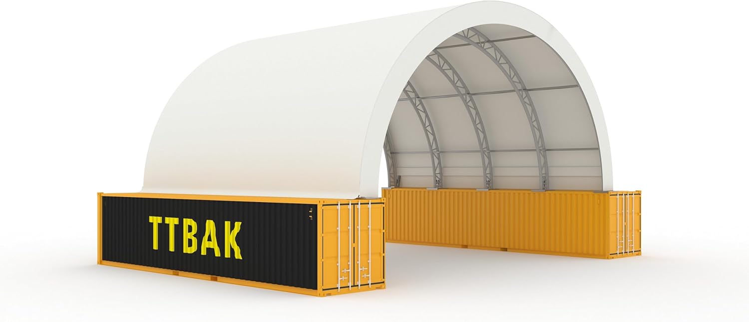 TTBKA shipping container roof kit review,40x40 container canopy review and rating,is TTBKA roof kit worth buying,shipping container shelter review pros cons,double truss canopy review honest opinion,TTBKA container canopy review verdict - detailed features review and technical specifications