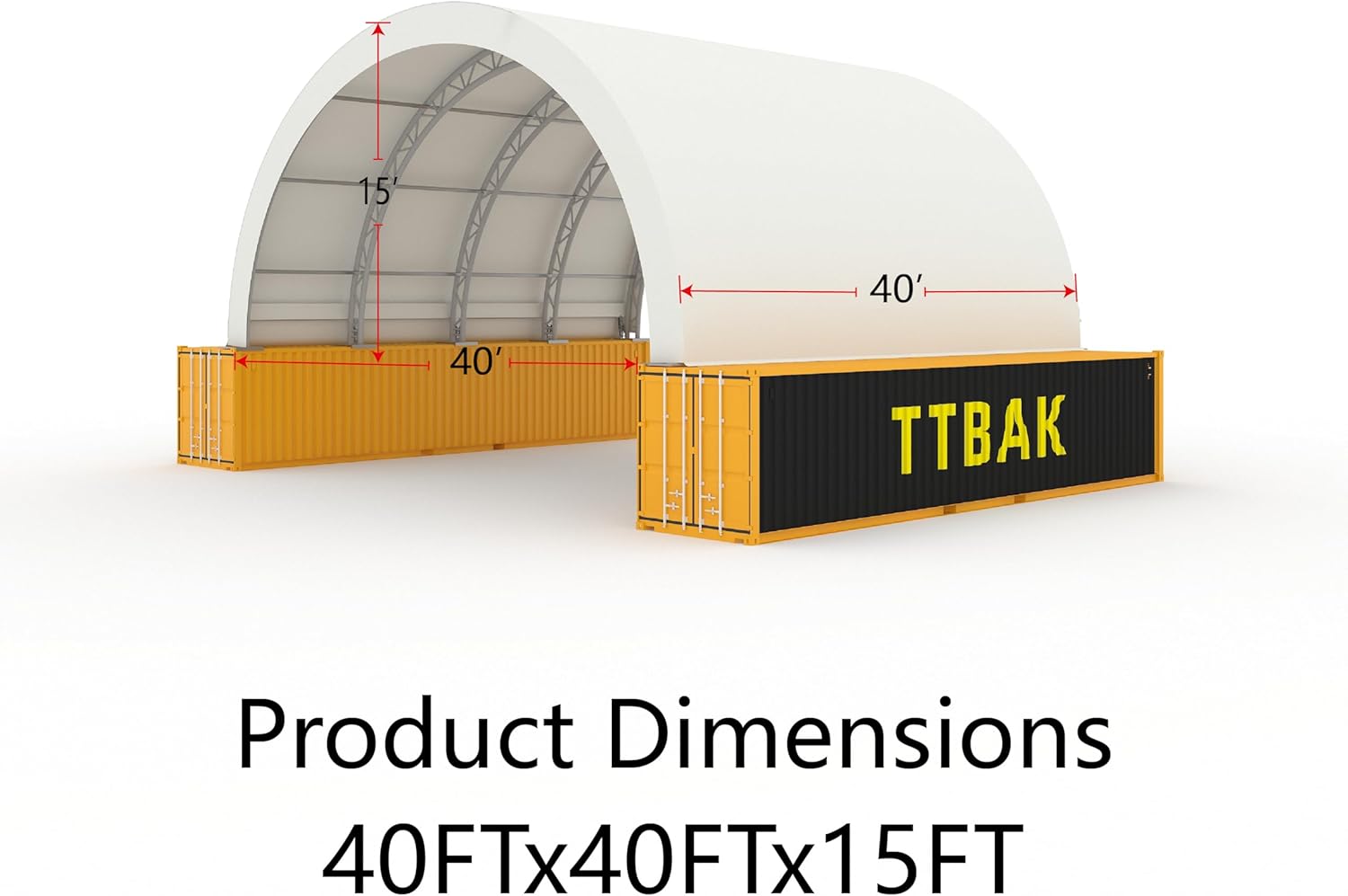 TTBKA shipping container roof kit review,40x40 container canopy review and rating,is TTBKA roof kit worth buying,shipping container shelter review pros cons,double truss canopy review honest opinion,TTBKA container canopy review verdict review - unboxing and complete package contents