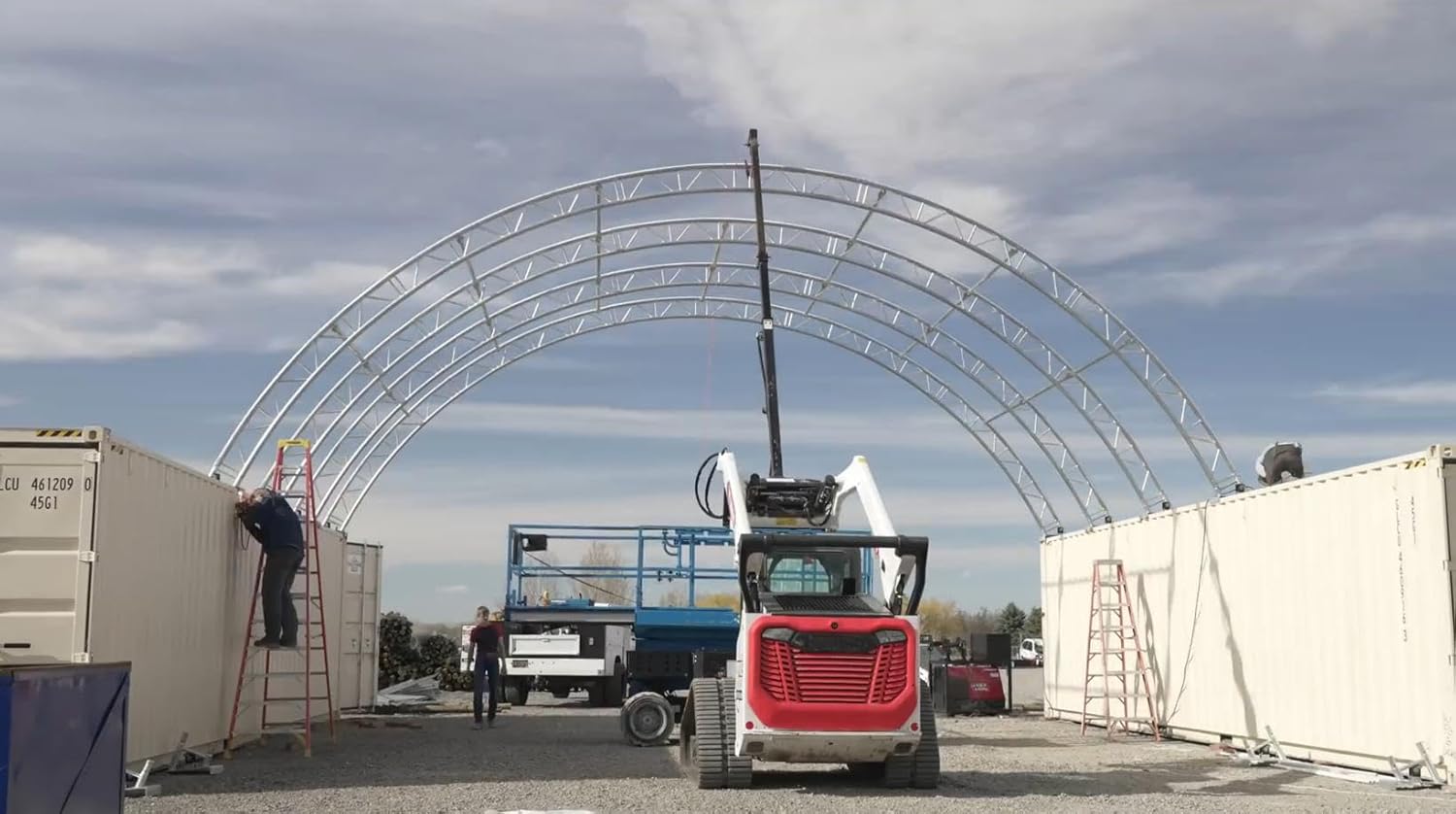 TTBKA shipping container roof kit review,40x40 container canopy review and rating,is TTBKA roof kit worth buying,shipping container shelter review pros cons,double truss canopy review honest opinion,TTBKA container canopy review verdict performance review and real-world results