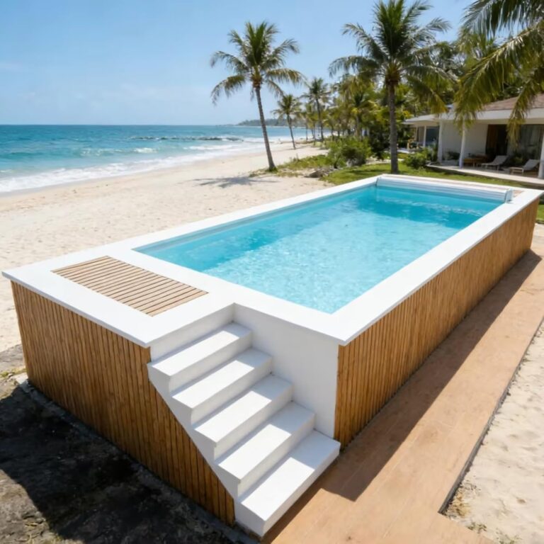 Image 1 of container swimming pool review