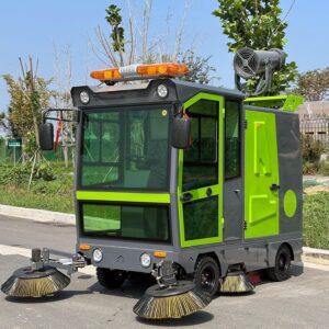 Image 1 of electric road sweeper review