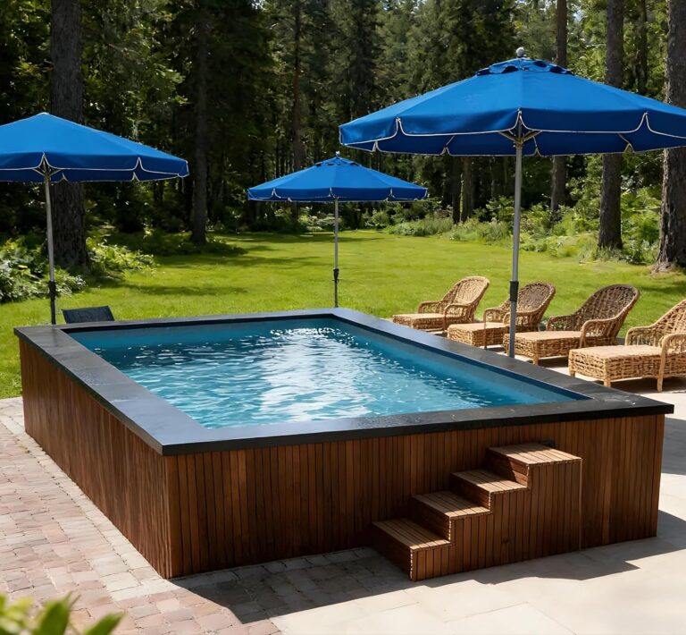 Image 1 of shipping container pool review
