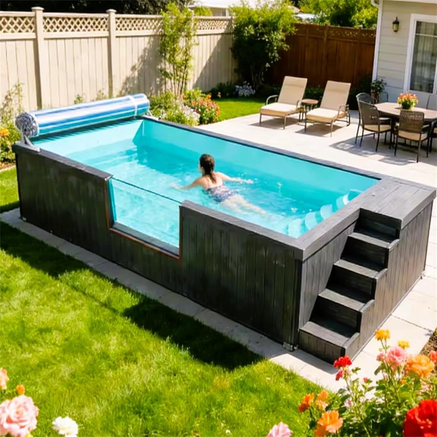 shipping container pool review,modular container pool review and rating,is shipping container pool worth buying,container pool review pros cons,prefab container pool review honest opinion,shipping container pool review verdict review - unboxing and complete package contents