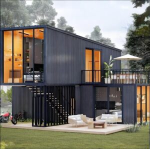 Image 1 of shipping container restaurant review