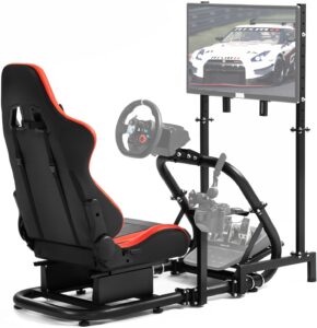 Image 1 of racing simulator cockpit review