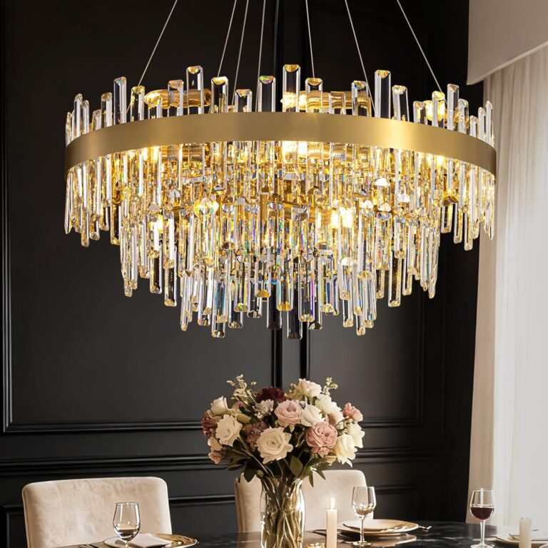Reviews - 7PMBEANE Crystal Chandelier Review: Pros & Cons Image 1 of 7PMBEANE crystal chandelier review