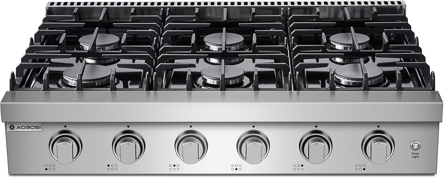 AAOBOSI 36-inch gas cooktop review,AAOBOSI gas cooktop review pros cons,AAOBOSI 78k BTU cooktop review,AAOBOSI 6 burner cooktop honest review,AAOBOSI range top review and rating,AAOBOSI cooktop review worth buying - detailed features review and technical specifications