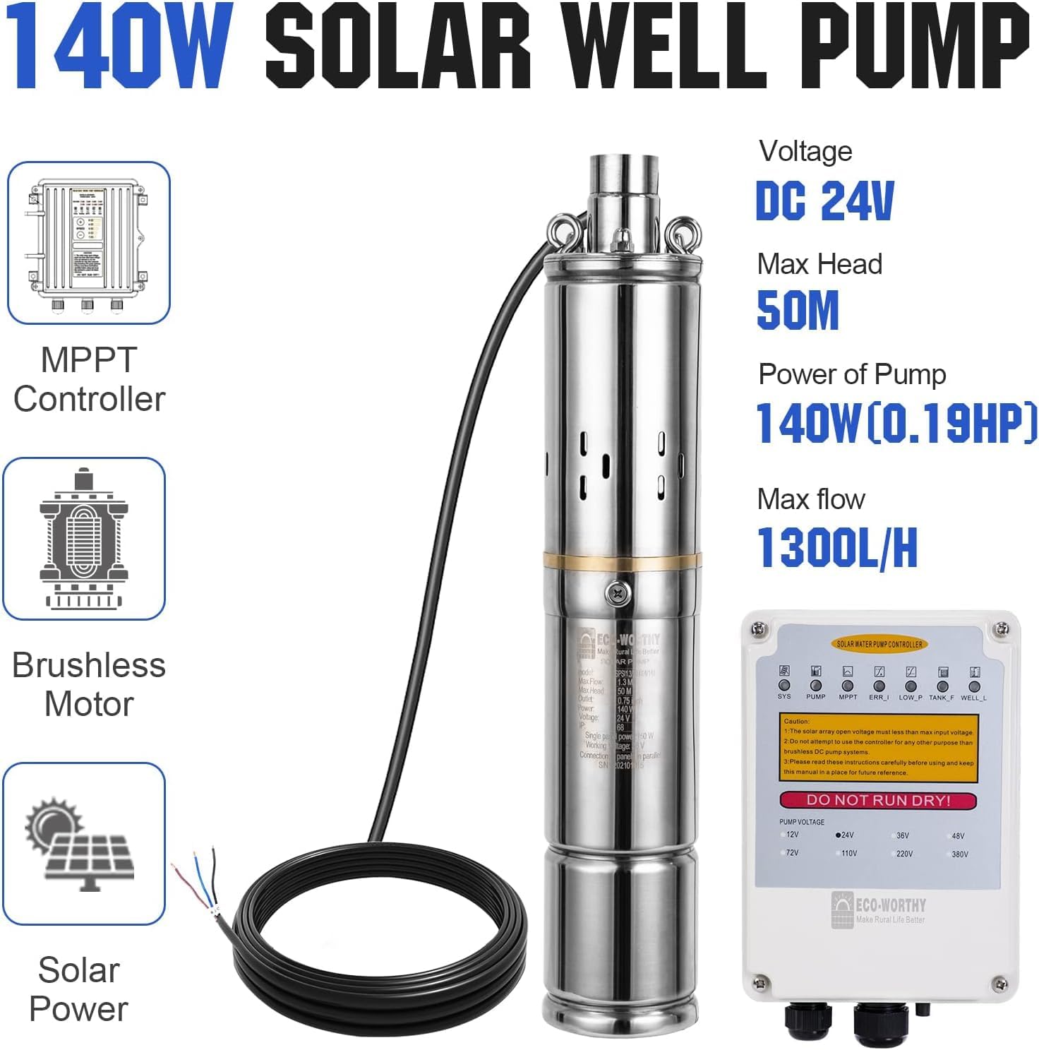 ECO-WORTHY 400W solar well pump review,ECO-WORTHY well pump review and rating,is ECO-WORTHY solar well pump worth buying,ECO-WORTHY 400W solar pump review pros cons,ECO-WORTHY solar well pump review honest opinion,ECO-WORTHY 400W pump review verdict review - unboxing and complete package contents