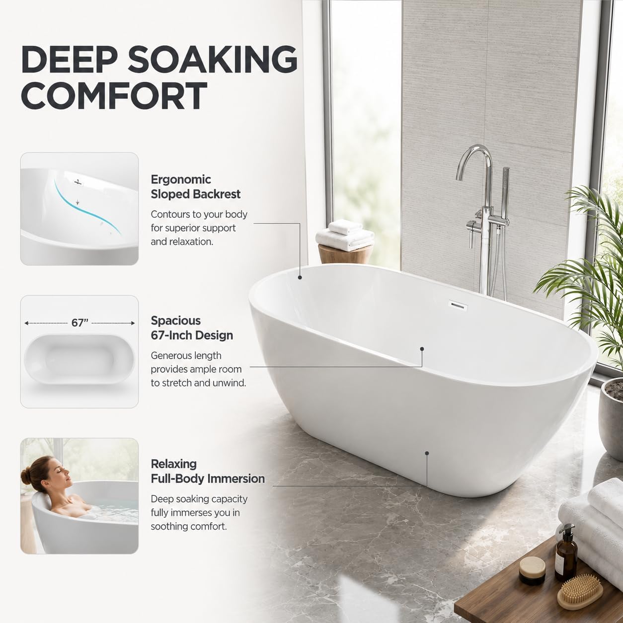 Garvee 67 soaking tub review,Garvee deep soaking bathtub review and rating,is Garvee 67 tub worth buying,Garvee bathtub review pros cons,Garvee acrylic tub review honest opinion,Garvee soaking tub review verdict review - unboxing and complete package contents